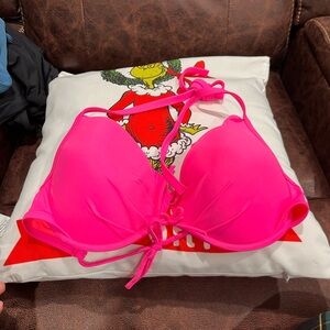 Victoria's Secret Neon Pink Bikini Top